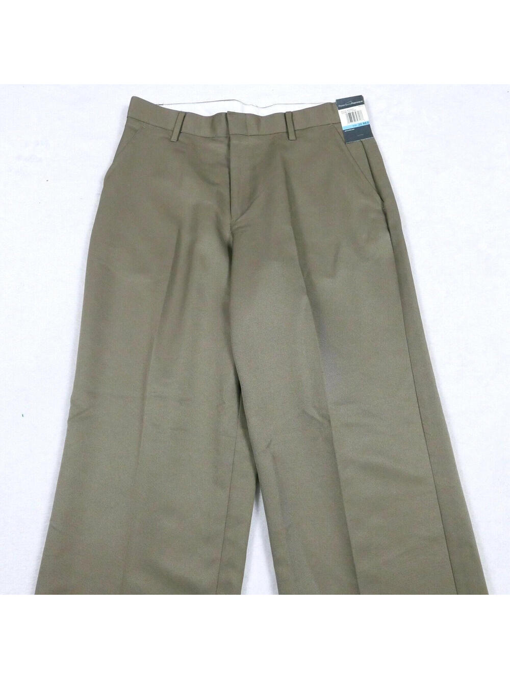 NEW Perry Ellis Portfolio Boys Polyester Tan Khaki Chino Dress Pants Youth 20